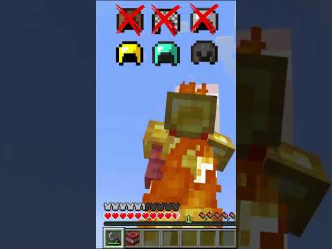 Different Armors vs Creeper&hellip; Will Steve Survive? 😨