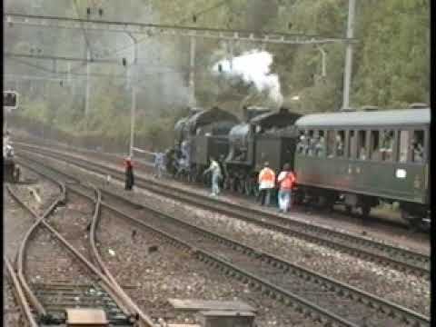 Dampf am Gotthard mit C  5 6 A  3 5 und SCB 196 I