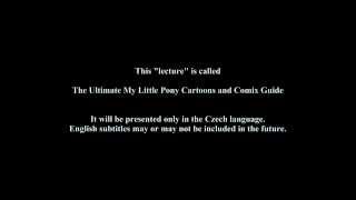 My Little Pony Complete Guide G1-G4 copyright statement (Prednaska o MLP)