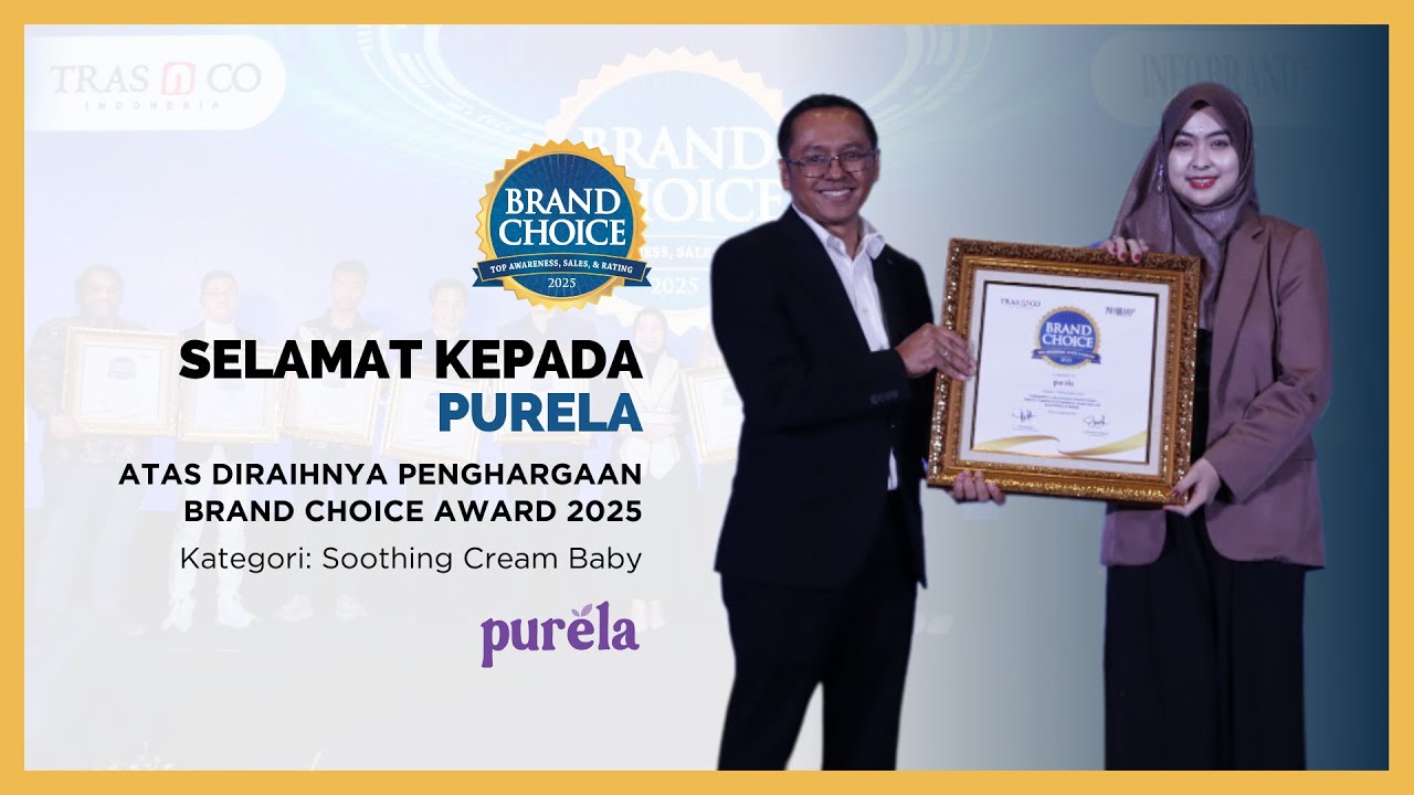 Purela Raih Brand Choice Award 2025, Tegaskan Komitmen Hadirkan Perawatan Aman untuk Kulit Bayi