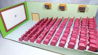 Movie Theater | DIY Cardboard | Miniature Theatre with 80 Seats