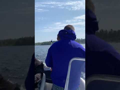 15 knots swimming & deep diving skirted trolling lure test