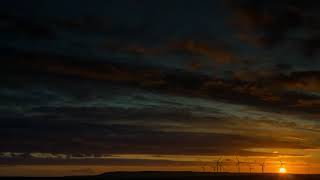 Wind Turbine Sunrise 04