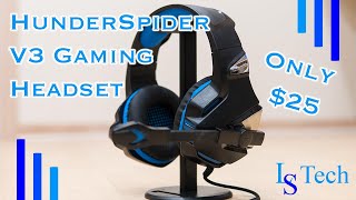 Hunterspider V3 Gaming Headset ONLY $25