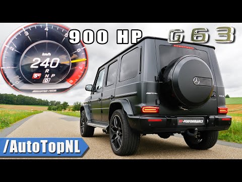 900HP Mercedes AMG G63 | 100-200 & AKRAPOVIC SOUND by AutoTopNL