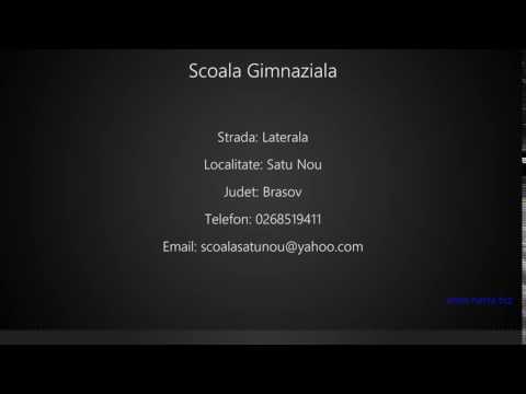 Scoala Gimnaziala Satu Nou