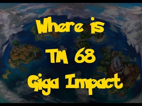 Where Is: TM 68 - Giga Impact (Pokemon Ultra Sun/Moon)