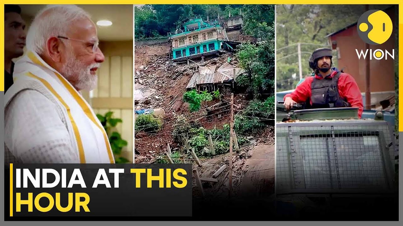 VP Polls: PM Modi Casts His Vote | J&K: Kulgam Encounter | Kullu Landslide: One Dead | WION News
