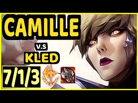 ALOIS (CAMILLE) vs KLED - 7/1/3 KDA TOP CHALLENGER GAMEPLAY - EUW