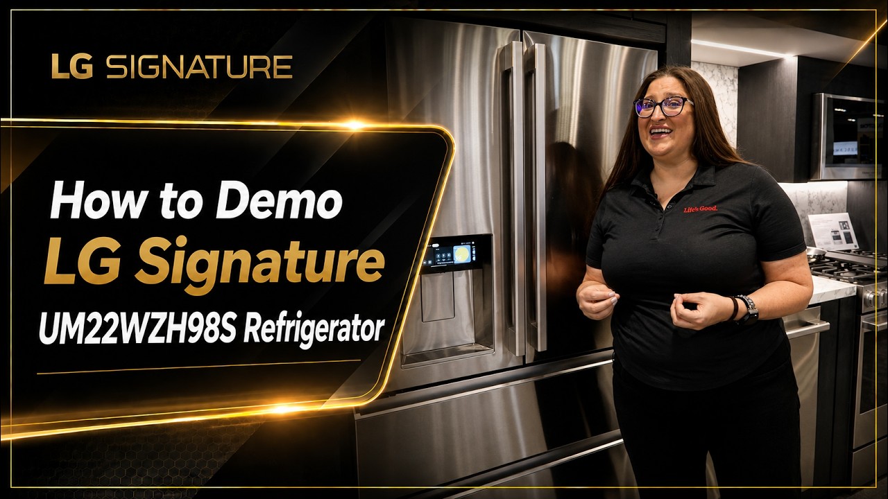 How to Demo LG Signature UM22WZH98S Refrigerator