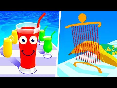 Juice Run Colorful | Laser Man Run 3D - Gameplay Walkthrough All Levels Gameplay