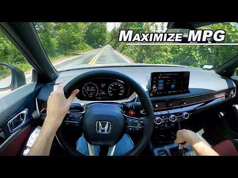 How to Maximize MPG! Simple Ways to Save Money on Gas - '22 Honda Civic Si (POV Binaural Audio)