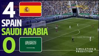 Spain vs. Saudi Arabia live ✅| 2026 World Cup | Full Match Simulation (Gameplay)