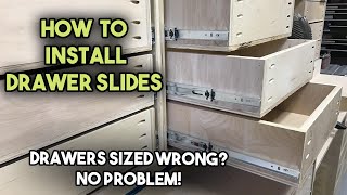 How to Install Drawer Slides
