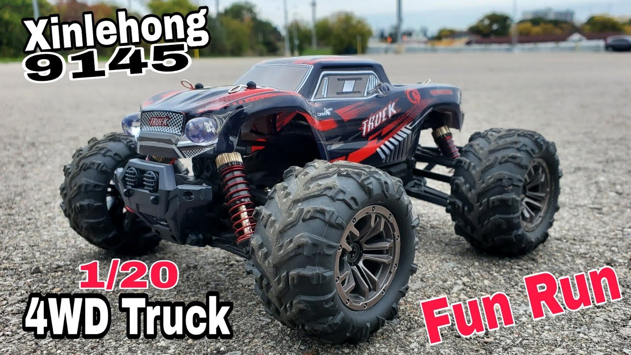 RC monster truck 9145, červená