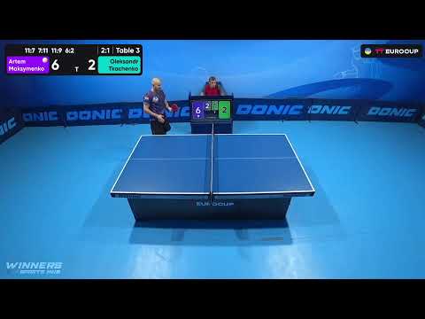 17:35 Artem Maksymenko - Oleksandr Тkachenko 17.09.2023 TT Euro.Cup Ukraine Star. TABLE 3