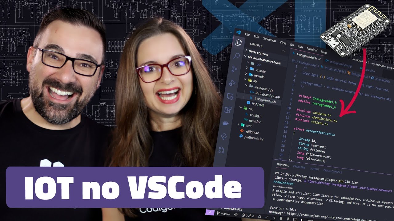 Como Programar para IoT e Sistemas Embarcados no VS Code // Mão no Código #40