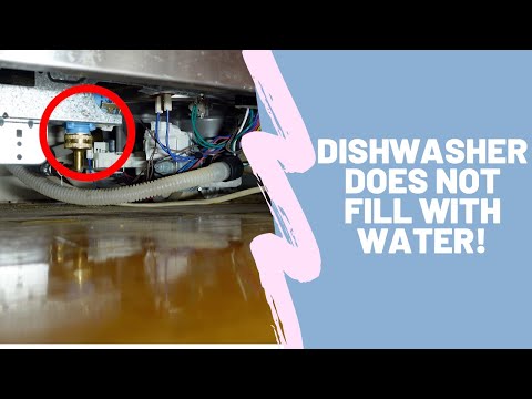 Dishwasher not not fill with water!! Let's look at common problems and fix it!