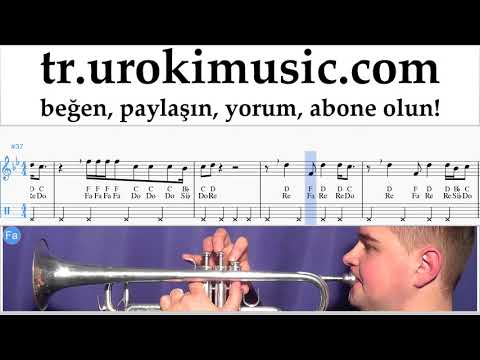 Trompet dersleri Ariana Grande - Breathin Notalar Eğitim um-ih723