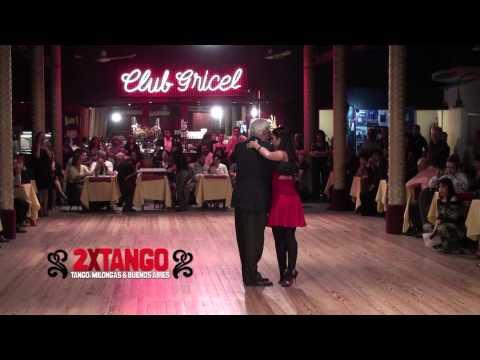  Virginia Martorani  and  Hector Chidichimo  are  dancing  to  the  tango  "  La Mariposa  "  by  Osvaldo Pugliese