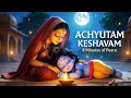 Achyutam Keshavam 4 Minutes Of Pure Peace A Cinematic Bhajan Experience Voice Of Krishna