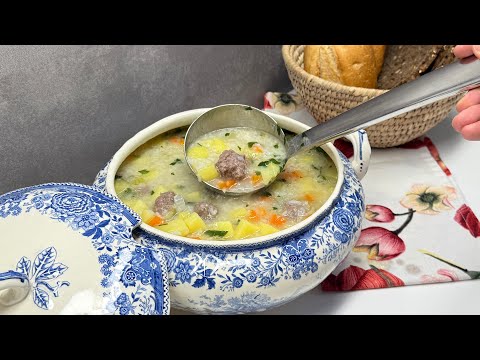 Lieblings-Suppe meiner Familie! Mit Fleischbällchen, Reis und Kartoffeln 🥰 Suppe für die Seele