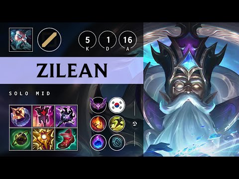 Zilean Mid vs Yone - KR Master Patch 25.11