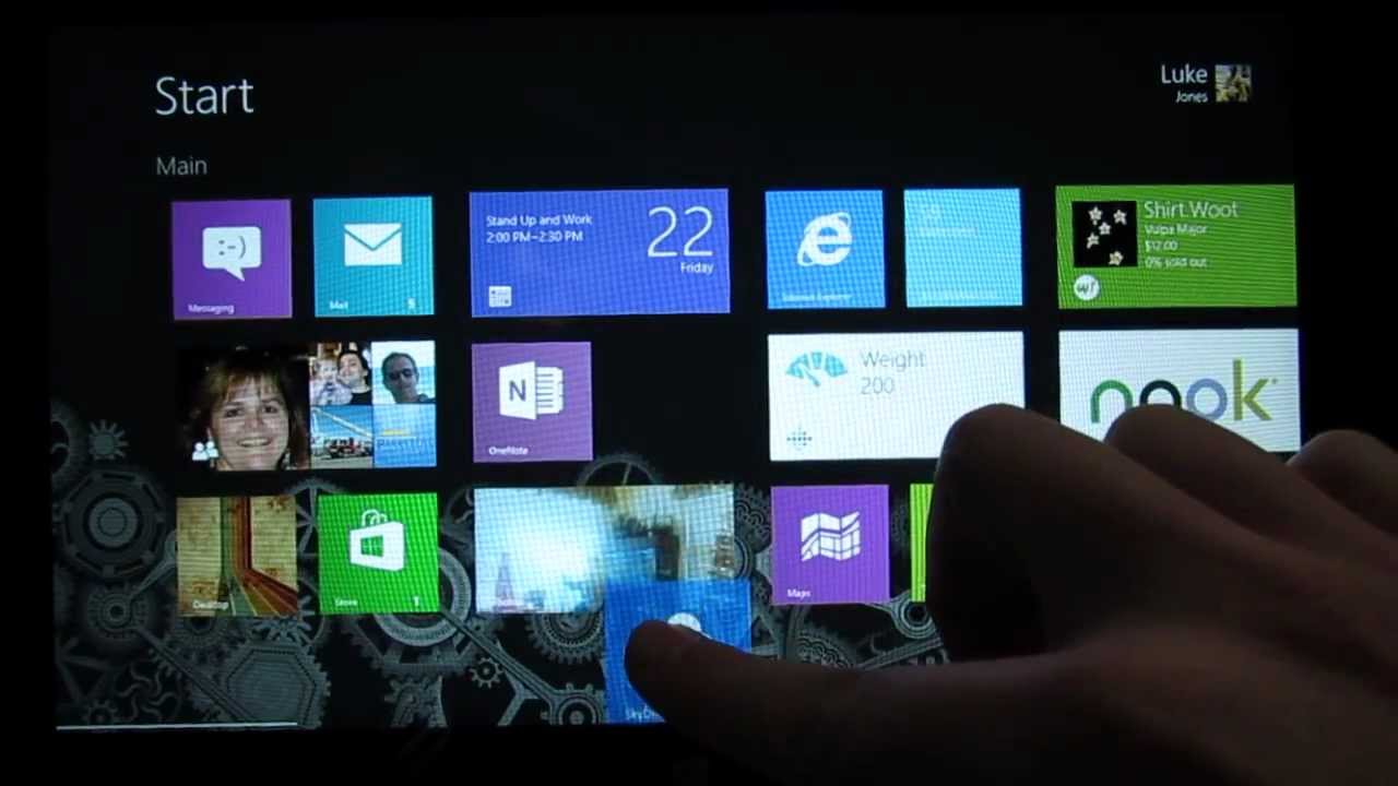 Windows 8 Tutorials - The Basics (Touch)