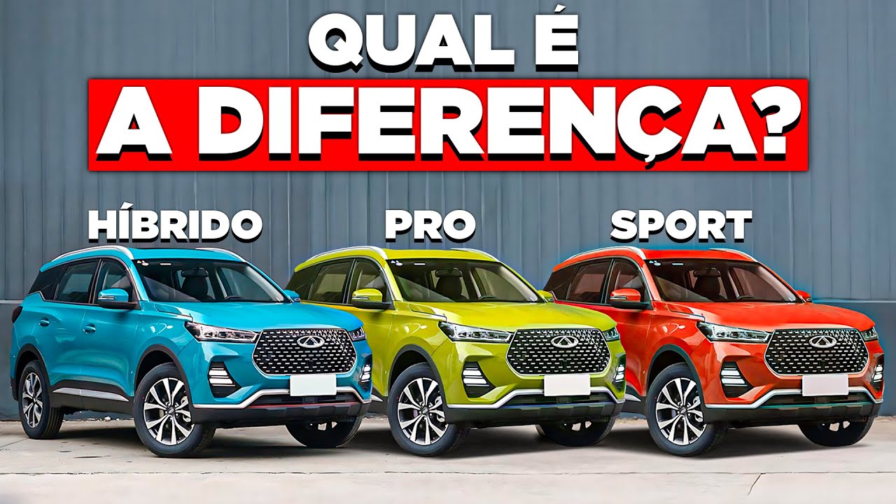🚨  TIGGO 7 MUDA ALGO DE UM PRO OUTRO? TIGGO 7 HÍBRIDO, PRO E SPORT! CAOA CHERY COM PROBLEMAS?