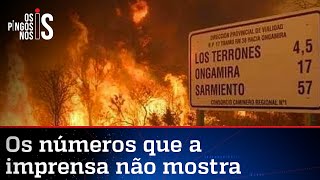 Argentina lidera ranking de queimadas no continente