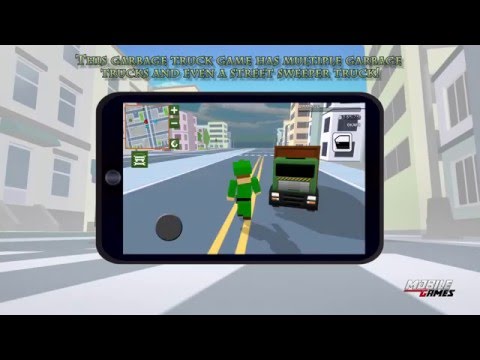 Blocky Garbage Truck Simulator Video