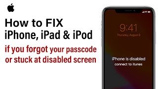 Unlock Disabled iPhone without Passcode | How to Bypass "iPhone is Disabled" On Any iPhone 2021