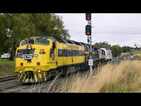 SSR Grain Train Arrival & Diesel Locomotive Runaround : CLP12 852 C501 CLF1 (7/2/2023) - PoathTV