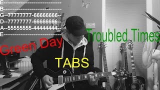 Green Day - Troubled times with Tabs (Guitar Cover with Tabs HD) by Tomáš Pilař