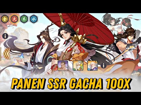 AUTO PANEN SSR! TES GACHA 100x TERNYATA WANGI BANGET - WUXIA ONLINE IDLE