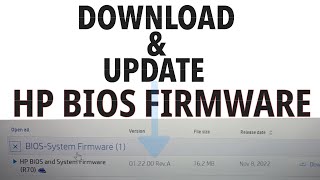 2024: How to Update Latest BIOS Firmware on A HP Desktop PC/Laptop