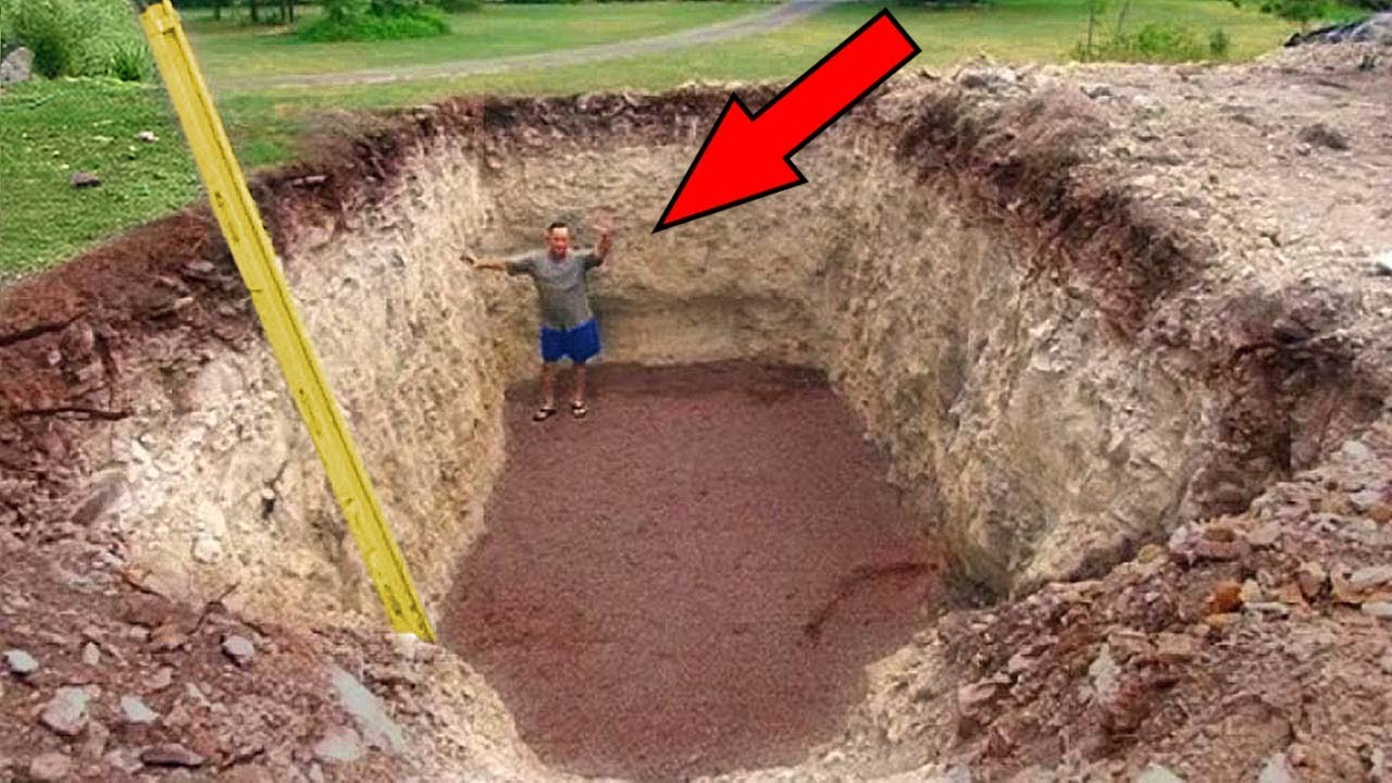 Os Vizinhos Riram Dele Enquanto ele Cavava um Buraco, Até Que Viram o Resultado