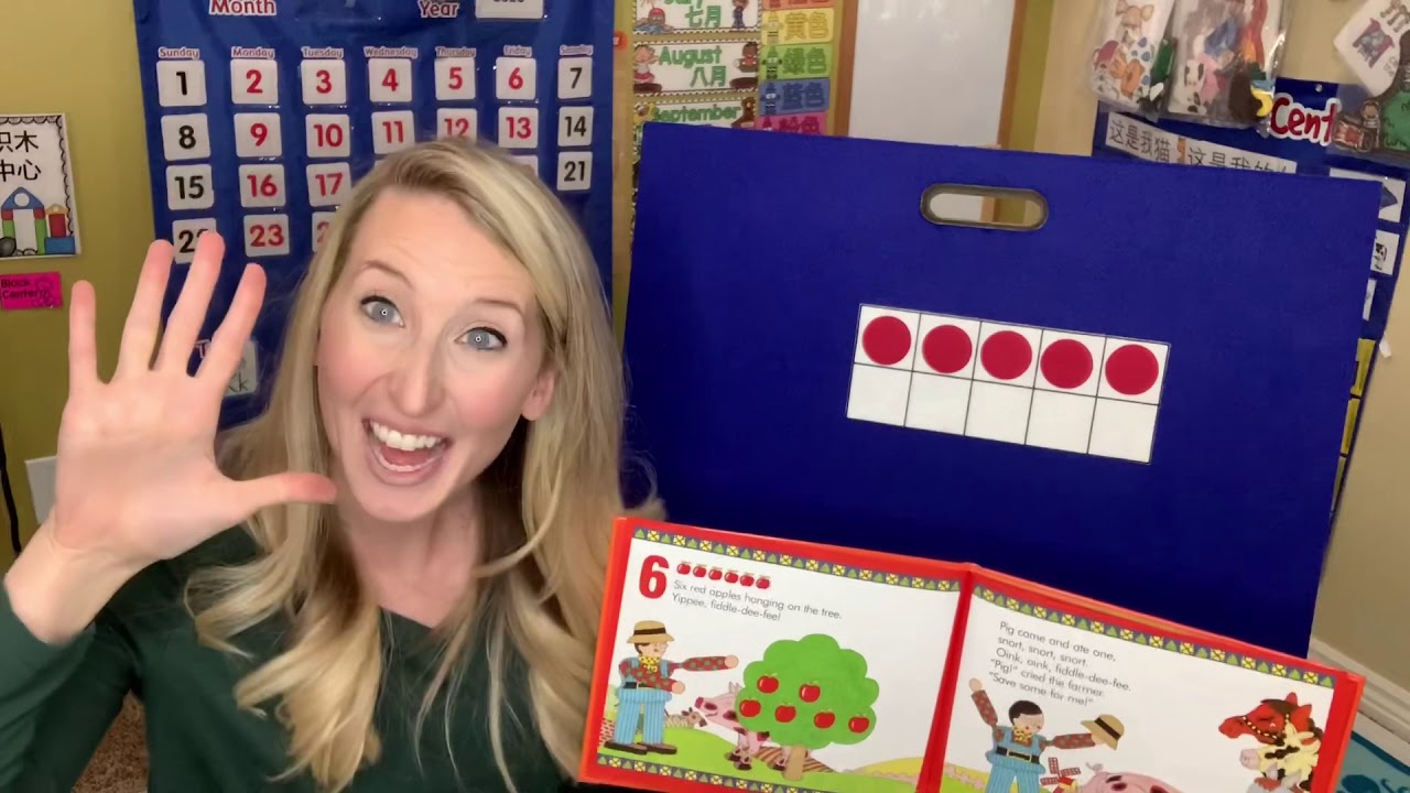 Bilingual Story Time - Ten Red Apples English And Chinese
