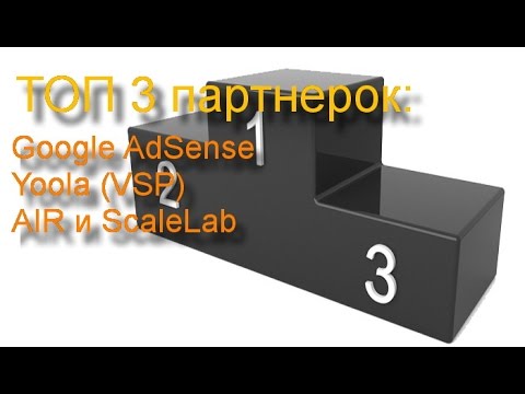 ТОП 3 партнерских программ Youtube. Какая партнерка лучше AdSense, Yoola (VSP), AIR, ScaleLab