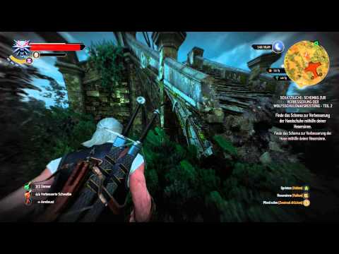 THE WITCHER 3 Wild Hunt Gameplay German PC Deutsch Part 257 (Greifenschulenausruestung)