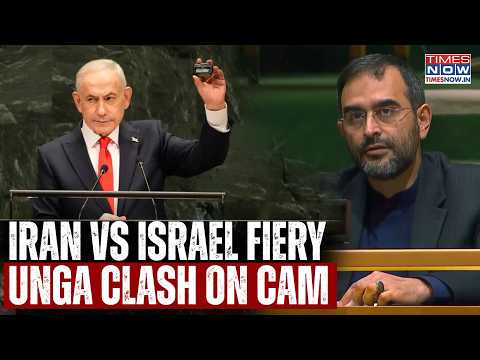 Iran Vs Israel Fiery Clash, Tehran Envoy Rebuts PM Netanyahu's Controversial UNGA Speech | WATCH