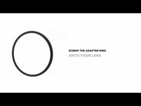 COKIN NX-Series - Step 1/3 attaching the filter-holder