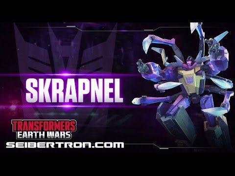SKRAPNEL Character Spotlight video and demo Transformers: Earth Wars