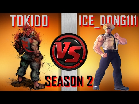 SFV RANKED - TOKIDO ( AKUMA ) VS ICE_DONG111 ( GUILE )-  FT2 HD street fighter V | 5 season 2