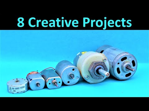 8 DC motor projects - DIY