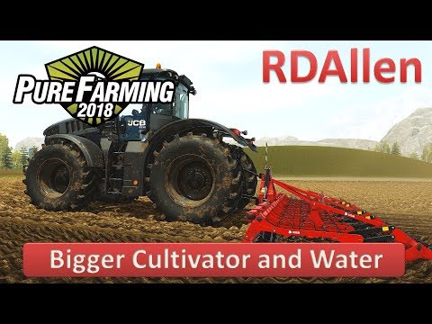 Pure Farming 2018 Montana E3 - Bigger Cultivator and Watering Crops