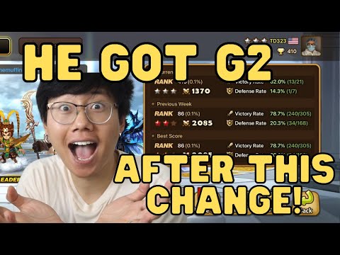He Didn't Like His DEFENCE So We CHANGED It and Got G2! - Summoners War