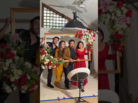 Aas paas drama bts😍 #aaspaas #trending #lollywood #pakistanicelebrity #laibakhan #aliansari #shorts