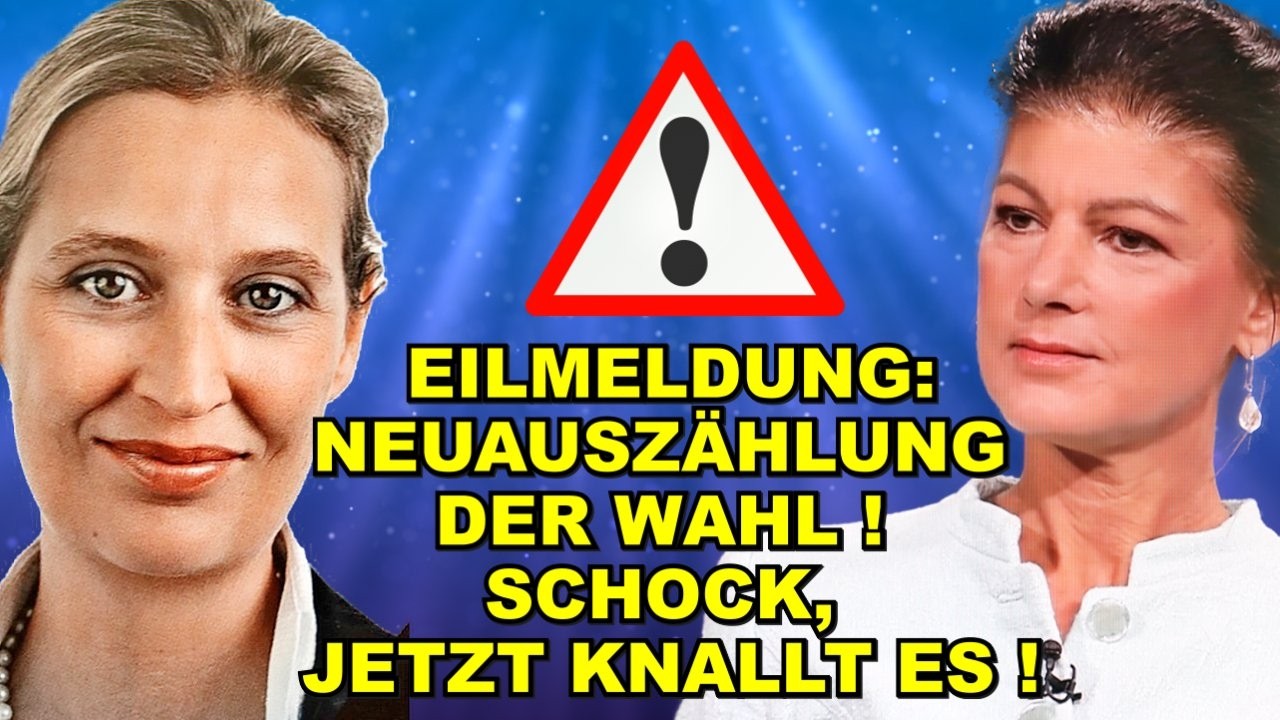 EIL: NEUAUSZÄHLUNG der WAHL!