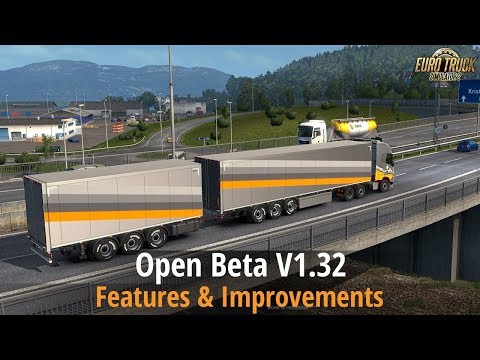 ETS2 v1.32 (Trailer ownership, Germany Reworked, B-double Trailers, UI changes..)